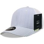 6 Panel Mid Profile Structured Plaid Trucker