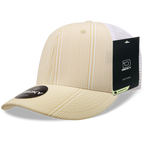 6 Panel Mid Profile Structured Plaid Trucker