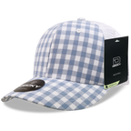 6 Panel Mid Profile Structured Plaid Trucker