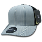 6 Panel Mid Profile Structured Plaid Trucker