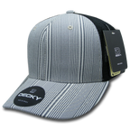 6 Panel Mid Profile Structured Plaid Trucker