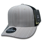 6 Panel Mid Profile Structured Plaid Trucker