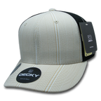 6 Panel Mid Profile Structured Plaid Trucker