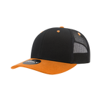 6 Panel Mid Profile Structured Cotton Blend Trucker