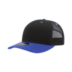 6 Panel Mid Profile Structured Cotton Blend Trucker