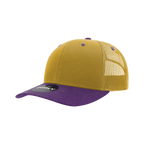 6 Panel Mid Profile Structured Cotton Blend Trucker