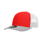 6 Panel Mid Profile Structured Cotton Blend Trucker