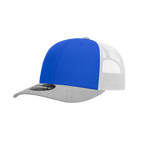 6 Panel Mid Profile Structured Cotton Blend Trucker