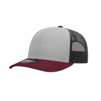 6 Panel Mid Profile Structured Cotton Blend Trucker