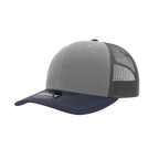 6 Panel Mid Profile Structured Cotton Blend Trucker