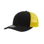 6 Panel Mid Profile Structured Cotton Blend Trucker