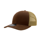 6 Panel Mid Profile Structured Cotton Blend Trucker