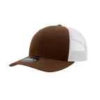 6 Panel Mid Profile Structured Cotton Blend Trucker