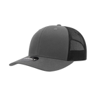 6 Panel Mid Profile Structured Cotton Blend Trucker
