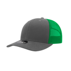 6 Panel Mid Profile Structured Cotton Blend Trucker