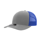 6 Panel Mid Profile Structured Cotton Blend Trucker