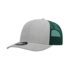 6 Panel Mid Profile Structured Cotton Blend Trucker