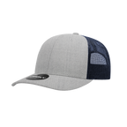 6 Panel Mid Profile Structured Cotton Blend Trucker