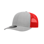 6 Panel Mid Profile Structured Cotton Blend Trucker