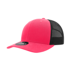 6 Panel Mid Profile Structured Cotton Blend Trucker