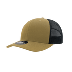 6 Panel Mid Profile Structured Cotton Blend Trucker