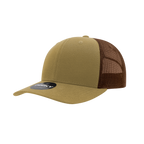 6 Panel Mid Profile Structured Cotton Blend Trucker