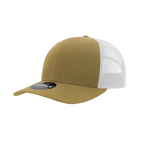 6 Panel Mid Profile Structured Cotton Blend Trucker