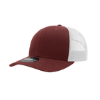 6 Panel Mid Profile Structured Cotton Blend Trucker