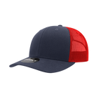 6 Panel Mid Profile Structured Cotton Blend Trucker