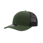 6 Panel Mid Profile Structured Cotton Blend Trucker