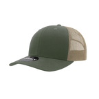 6 Panel Mid Profile Structured Cotton Blend Trucker