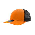 6 Panel Mid Profile Structured Cotton Blend Trucker