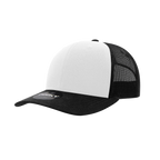 6 Panel Mid Profile Structured Cotton Blend Trucker