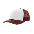 6 Panel Mid Profile Structured Cotton Blend Trucker