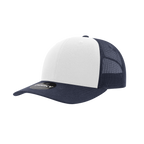 6 Panel Mid Profile Structured Cotton Blend Trucker