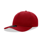 5 Panel Mid Profile Structured Cotton Blend Cap