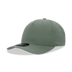 5 Panel Mid Profile Structured Cotton Blend Cap