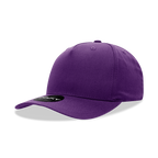5 Panel Mid Profile Structured Cotton Blend Cap