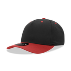 5 Panel Mid Profile Structured Cotton Blend Cap