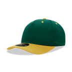 5 Panel Mid Profile Structured Cotton Blend Cap