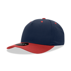 5 Panel Mid Profile Structured Cotton Blend Cap