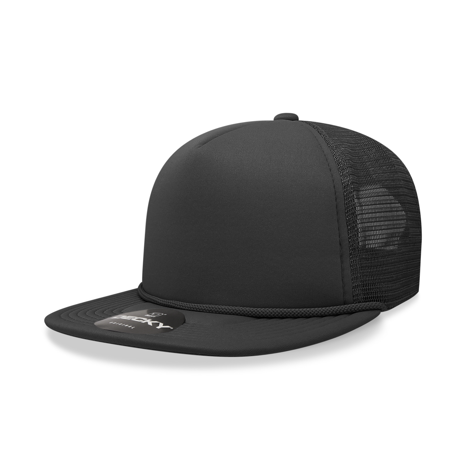 5 Panel High Profile Structured Foam Trucker
