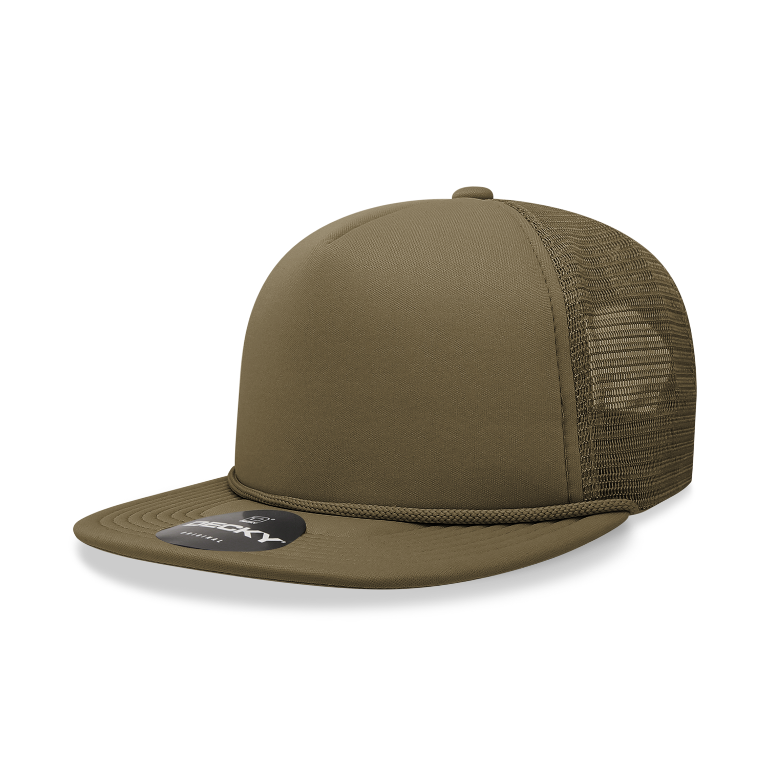 5 Panel High Profile Structured Foam Trucker