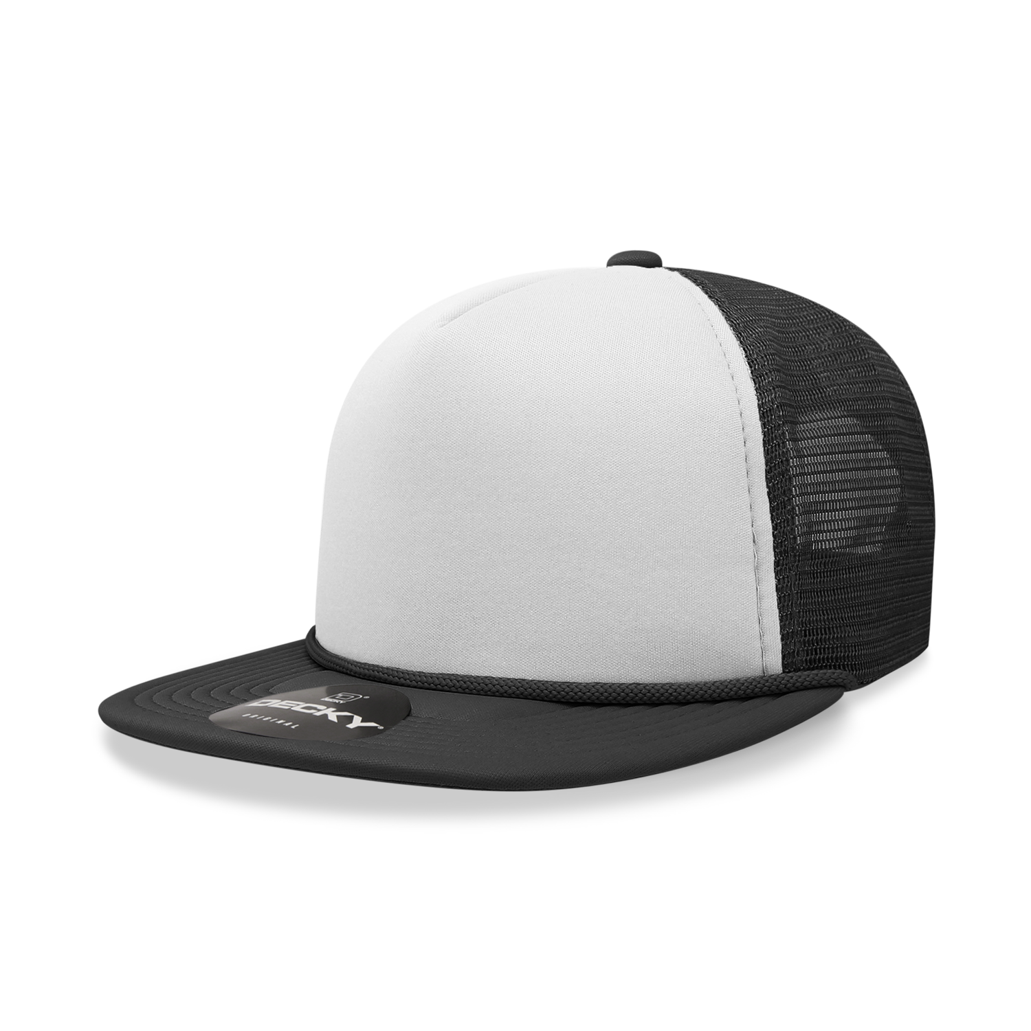 5 Panel High Profile Structured Foam Trucker