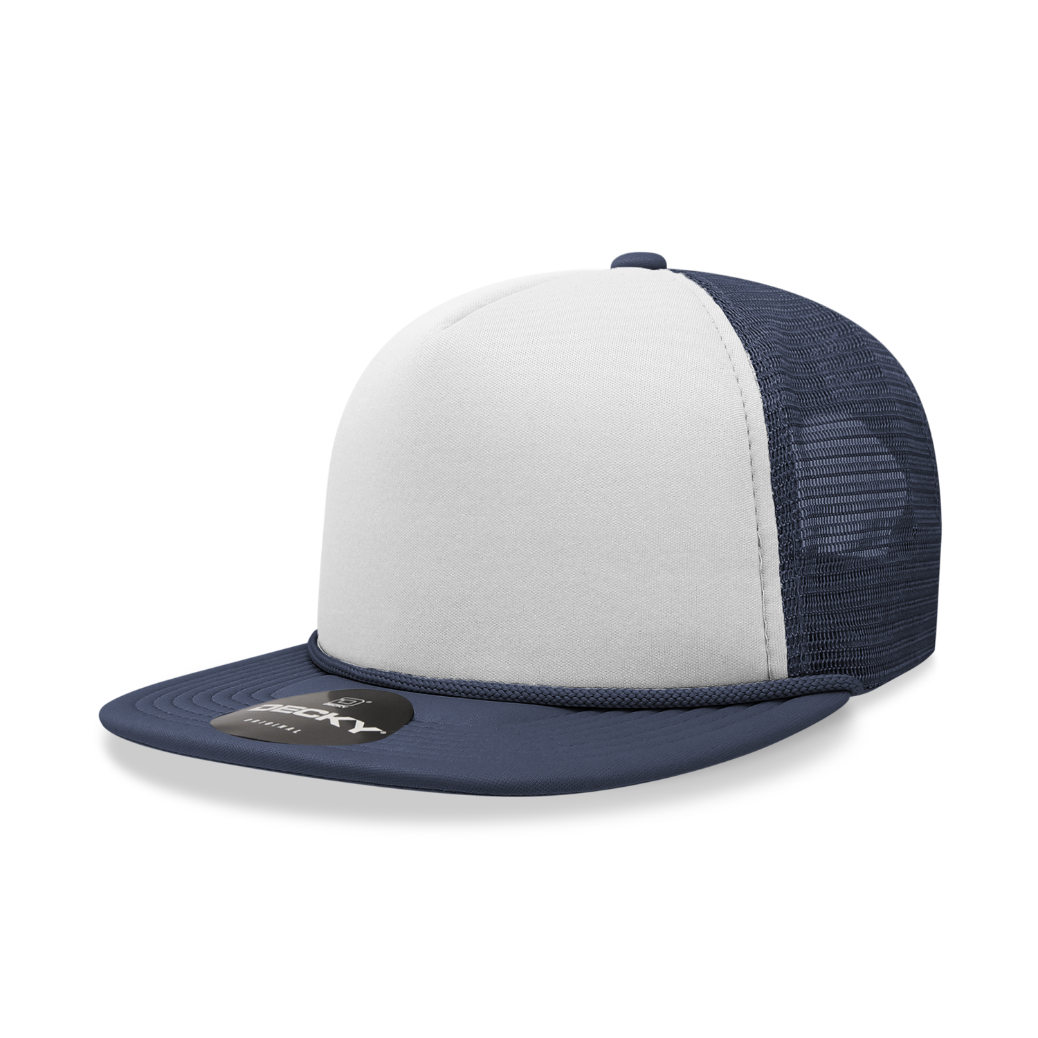 5 Panel High Profile Structured Foam Trucker