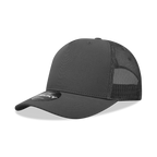 5 Panel Mid Profile Structured Cotton Blend Trucker
