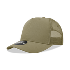 5 Panel Mid Profile Structured Cotton Blend Trucker