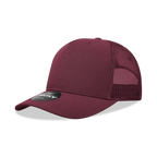 5 Panel Mid Profile Structured Cotton Blend Trucker