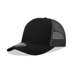 5 Panel Mid Profile Structured Cotton Blend Trucker