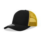 5 Panel Mid Profile Structured Cotton Blend Trucker